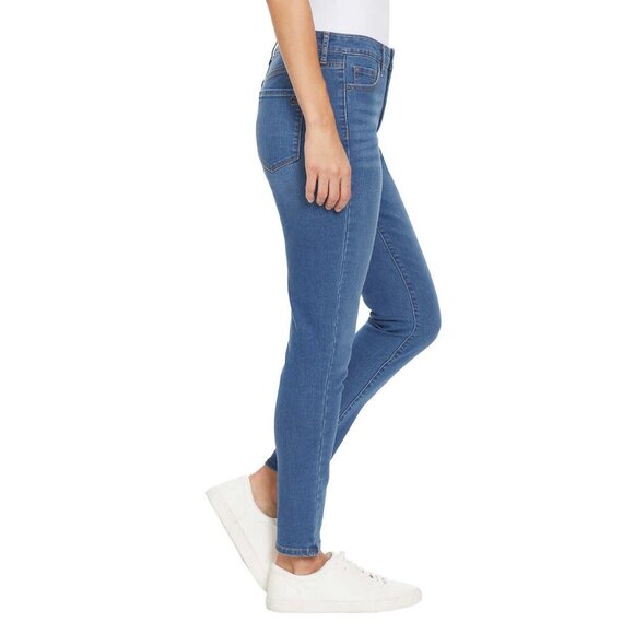 New Jessica Simpson High Rise Skinny Jeans Light Blue Size 22 Inseam 29.5" PLUS - Picture 2 of 5